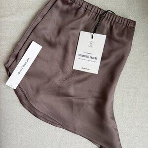 Reformation Tiffie Satin Short Brown - Size S